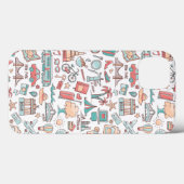 Pastel Tourist Pattern Case-Mate iPhone Case (Achterkant (horizontaal))