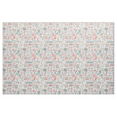 Pastel Tourist Pattern Stof (Fat Quarter)