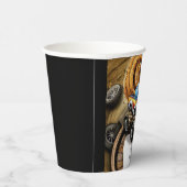 Pastel Track Monster Truck Verjaardag Papieren Bekers (Rechts)