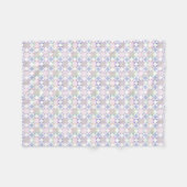 Pastel Traditionele Patchwork Star Quilt Baby Fleece Deken (Voorkant (Horizontaal))