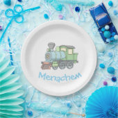 Pastel train upsherin bord (Feest)