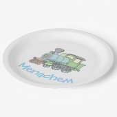 Pastel train upsherin bord (Gekanteld)