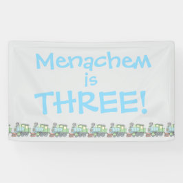 Pastel Train upsherin Spandoek