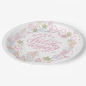 Pastel Treats | Sweet Holiday Wishes Papieren Bordje (Gekanteld)
