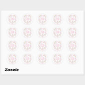 Pastel Treats | Sweet Holiday Wishes Ronde Sticker (Vel)