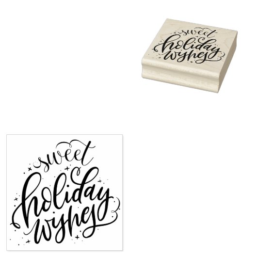 Pastel Treats | Sweet Holiday Wishes Rubberstempel (Gestempeld)