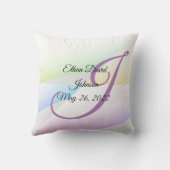 Pastel Triangles Baby Kussen (Achterkant)