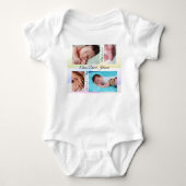 Pastel Triangles Baby Romper (Voorkant)