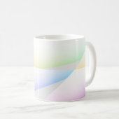 Pastel Triangles Coffee Mok (Voorkant rechts)