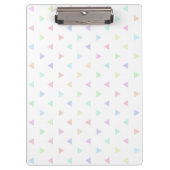 Pastel Triangles Pattern Multicolor  Klembord (Voorkant)
