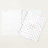 Pastel Triangles Pattern Multicolor Planner (Display)
