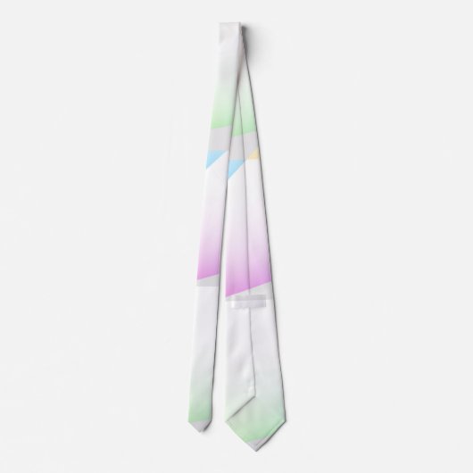 Pastel Triangles Stropdas (Achterkant)