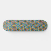 Pastel Tribal Hand getrokken patroon Persoonlijk Skateboard (Horizontaal)