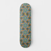 Pastel Tribal Hand getrokken patroon Persoonlijk Skateboard (Voorkant)