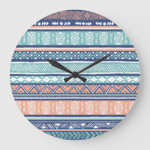Pastel tribal Navajo: naadloos patroon. Grote Klok