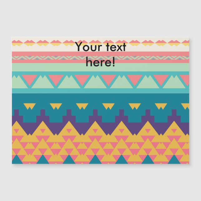 Pastel tribal ontwerp (Voorkant)