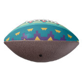 Pastel tribal ontwerp american football (Gedraaid 270)