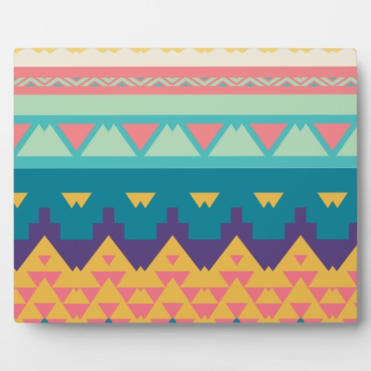 Pastel tribal ontwerp fotoplaat (Voorkant)