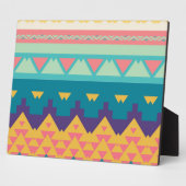 Pastel tribal ontwerp fotoplaat (Zijkant)