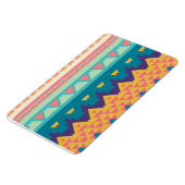 Pastel tribal ontwerp magneet (Linkerzijde)
