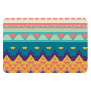 Pastel tribal ontwerp magneet