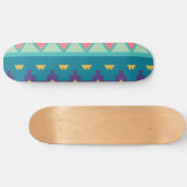 Pastel tribal ontwerp skateboard (Horizontaal)