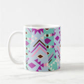 Pastel Tribale Geometrie Koffiemok (Links)