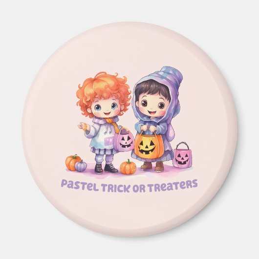 Pastel Trick of Treaters Magneet (Voorkant)