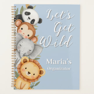 Pastel Tropical Wild Oerwoud Safari Dieren Planner