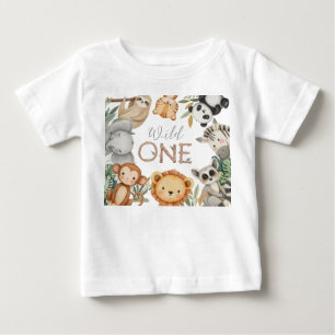 Pastel Tropical Wild One Oerwoud Safari Dieren