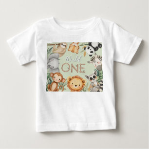 Pastel Tropical Wild One Oerwoud Safari Dieren