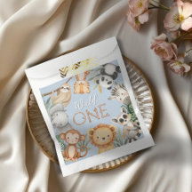 Pastel Tropical Wild One Oerwoud Safari Dieren