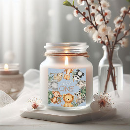 Pastel Tropical Wild One Oerwoud Safari Dieren Vierkante Sticker