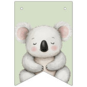 Pastel Tropical Wild One Oerwoud Safari Dieren Vlaggetjes (Tweede vlag)