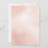 Pastel tropisch+ goud geometrisch baby shower uitn save the date (Achterkant)