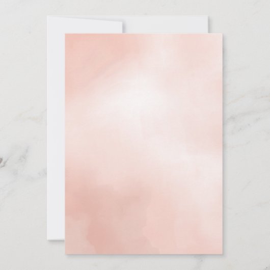 Pastel tropisch+ goud geometrisch baby shower uitn save the date (Achterkant)