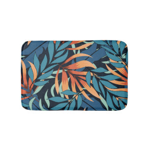 Pastel Tropische Abstracte Botanicals Badmat