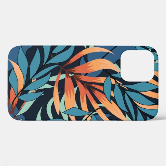Pastel Tropische Abstracte Botanicals Case-Mate iPhone Case (Achterkant (horizontaal))