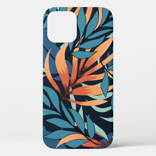 Pastel Tropische Abstracte Botanicals Case-Mate iPhone Case (Achterkant)
