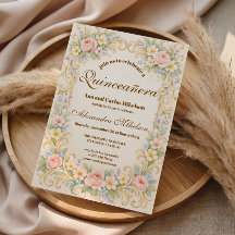 Pastel Tuin Barok Quinceañera