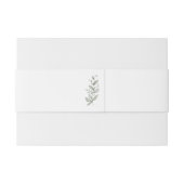 Pastel Tuin Bloemen Bruiloft Uitnodigingen Wikkel (Achterkant Voorbeeld)