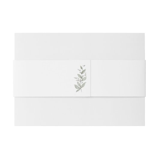 Pastel Tuin Bloemen Bruiloft Uitnodigingen Wikkel (Achterkant Voorbeeld)