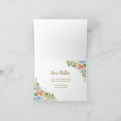 Pastel Tuin Bloemige Wil Je Mijn Bloemenmeisje Zij (Binnen)