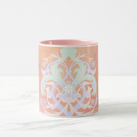 Pastel Tuin Harmonie – Natuur Kunstwerk Mok (Midden)