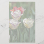 Pastel Tulips Briefpapier (Voorkant)