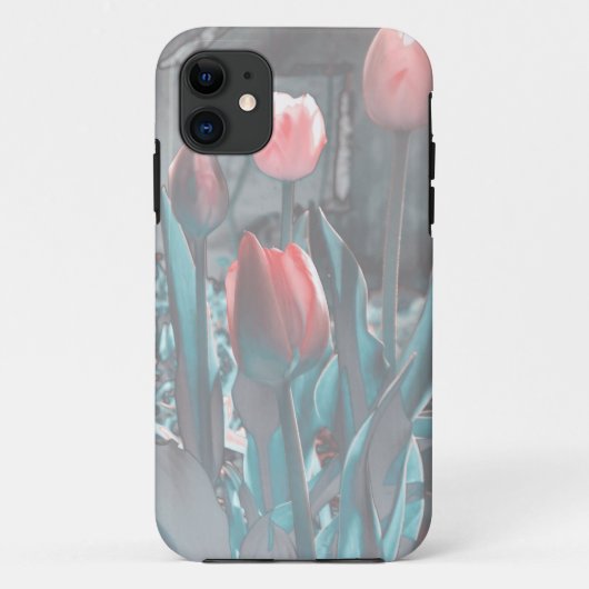 Pastel tulips iPhone 5 hoesje (Achterkant)