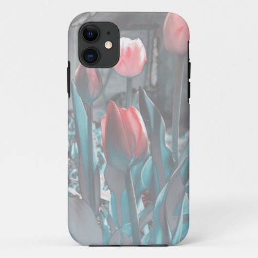 Pastel Tulips iPhone case (Achterkant)
