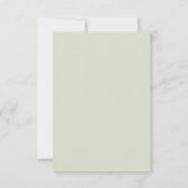 Pastel Tulp Art Nouveau Bewaar de Datum Save The Date (Achterkant)