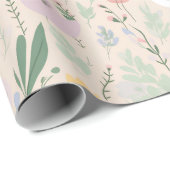 Pastel tulp ontwerp cadeaupapier (Rol Hoek)