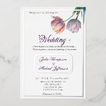 Pastel Tulp Trouw Suite Elegante Typografie